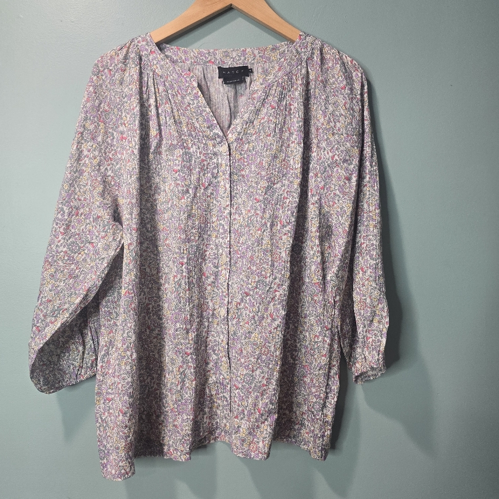 Hatch Multicolor Floral Blouse